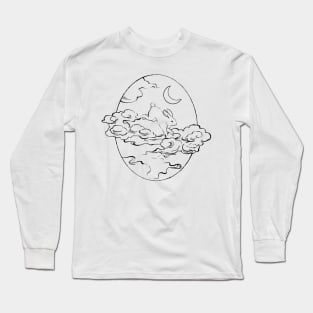 Moon rabbit Long Sleeve T-Shirt